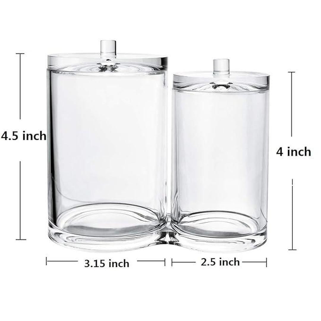 ACRYLIC COTTON BALL AND SWAB HOLDER