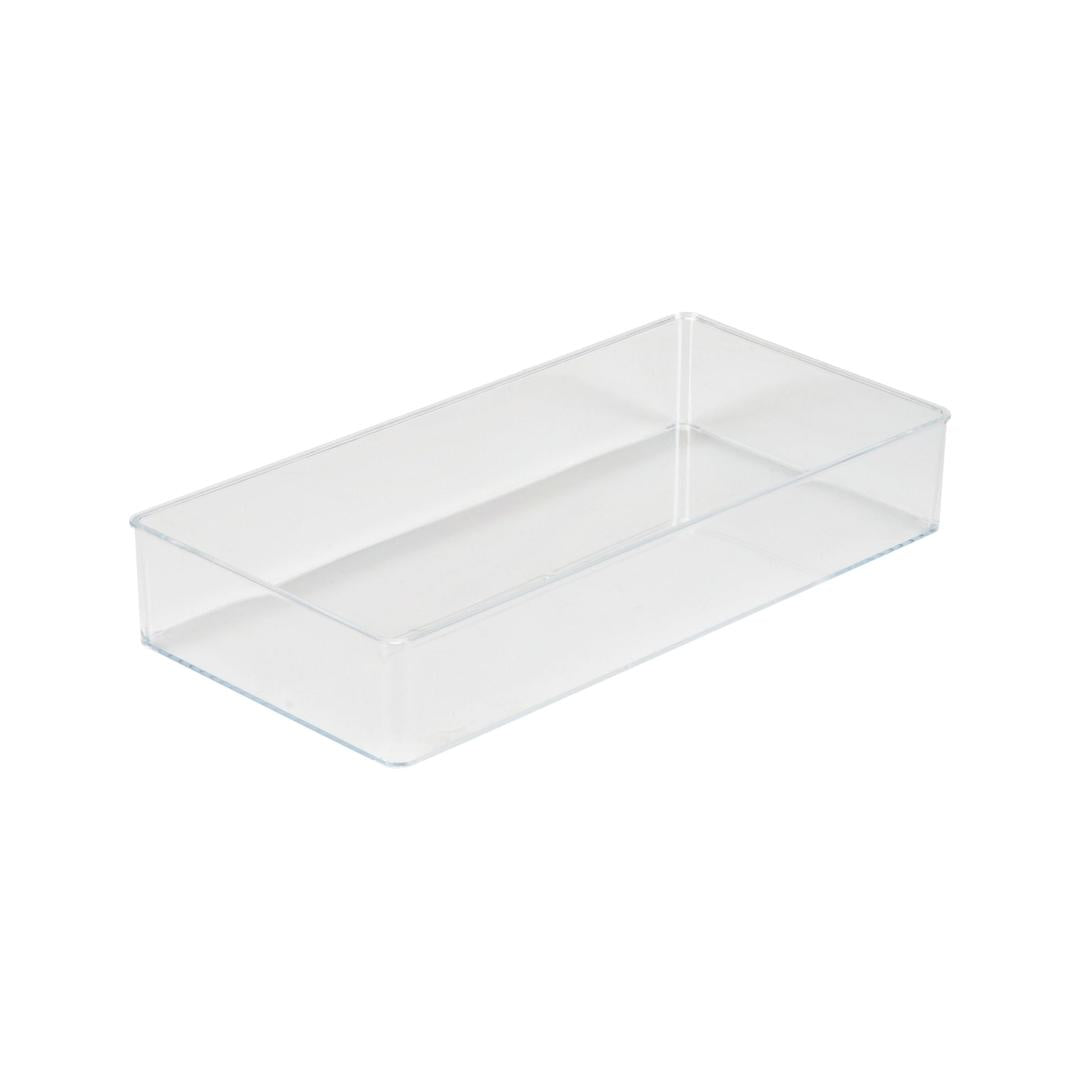 Medium Rectangle Drawer Organizer - 12"x6"x2" - Clear