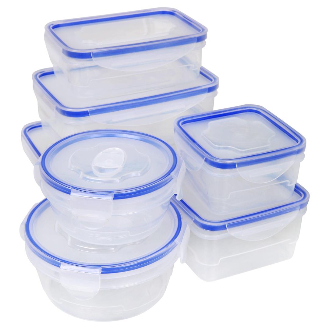16pc Set Nested Food Storage W/ Silicone Locking LIds -Teal