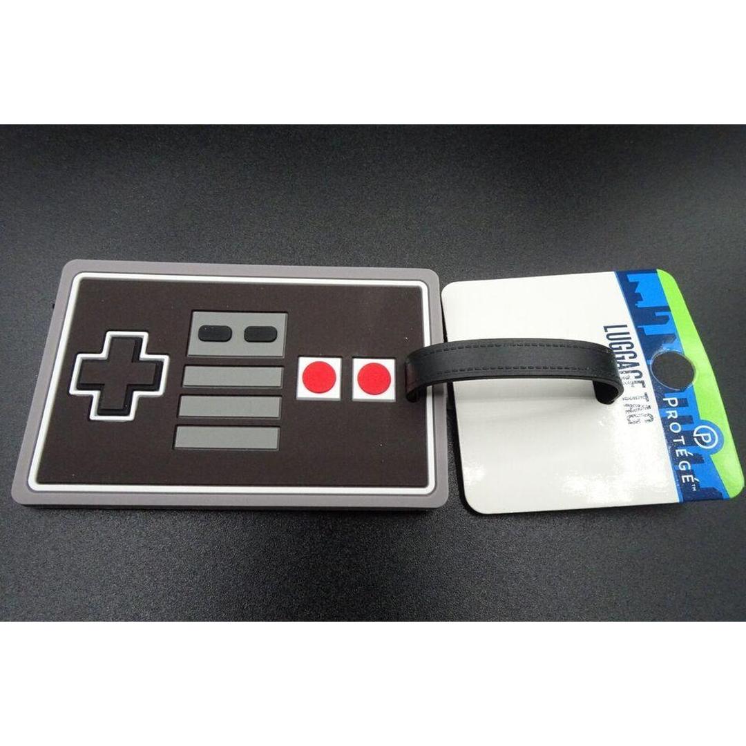 Protege Travel Luggage Tag - Vintage Controller, Black ( 4 x 2.5")