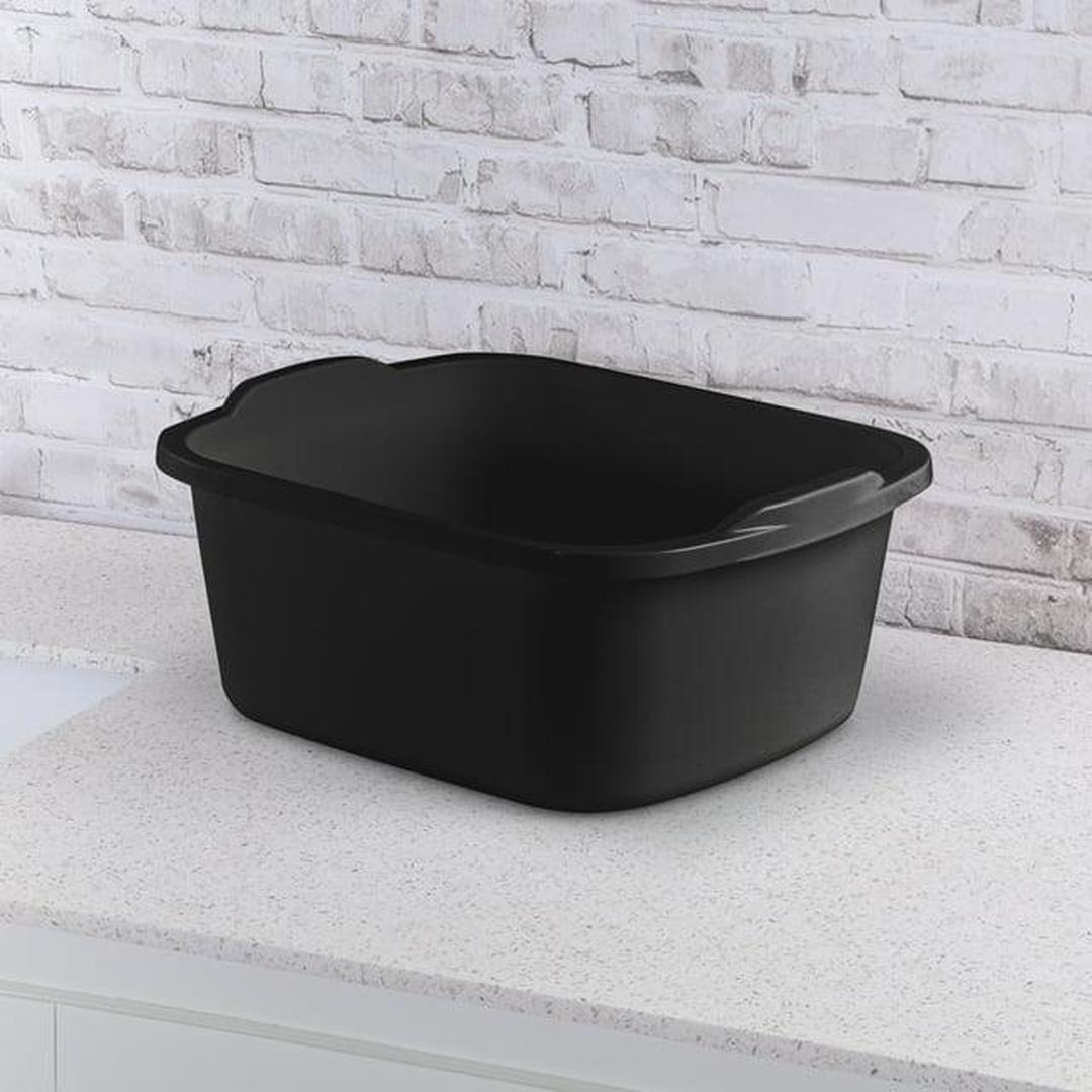 Sterilite 18 Qt. Dishpan Plastic Black