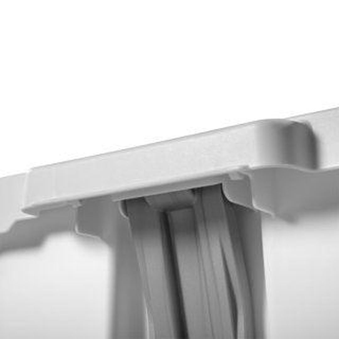 Sterilite 45L Step-On Wastebasket-White, 45L