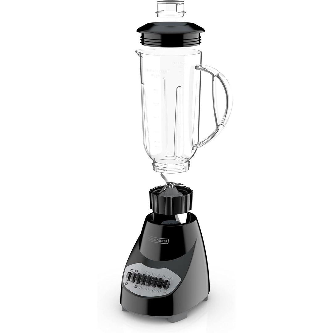 BLACK+DECKER Crush Master Blender, 10-Speeds with Stainless Steel Blades