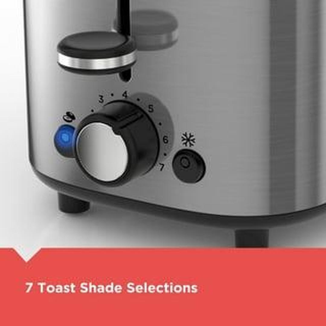 Black & Decker 2 Slice Stainless Steel Toaster