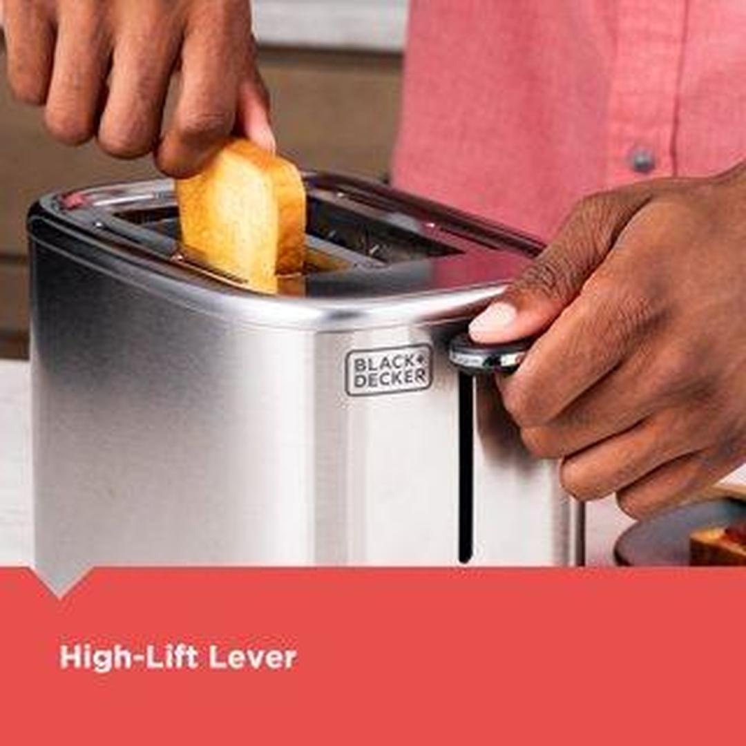 Black & Decker 2 Slice Stainless Steel Toaster