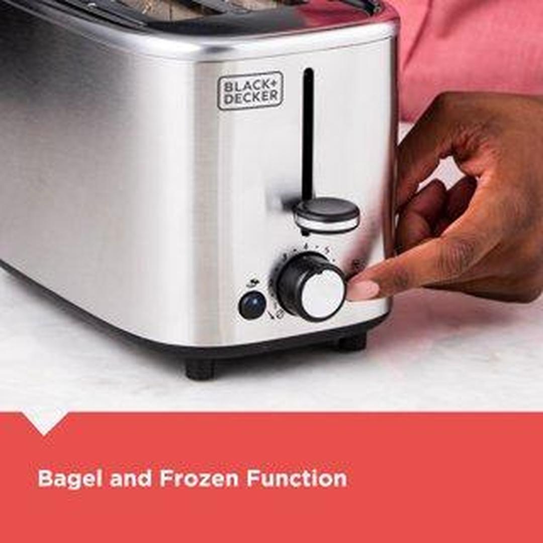 Black & Decker 2 Slice Stainless Steel Toaster