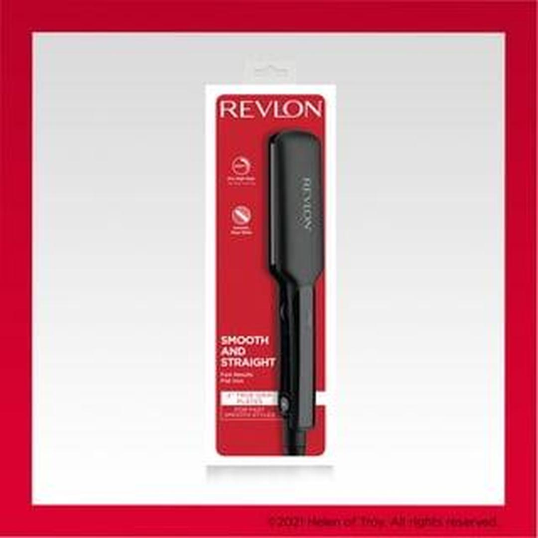 Revlon Essentials 2 Ceramic Flat Iron Hair Straightener Black