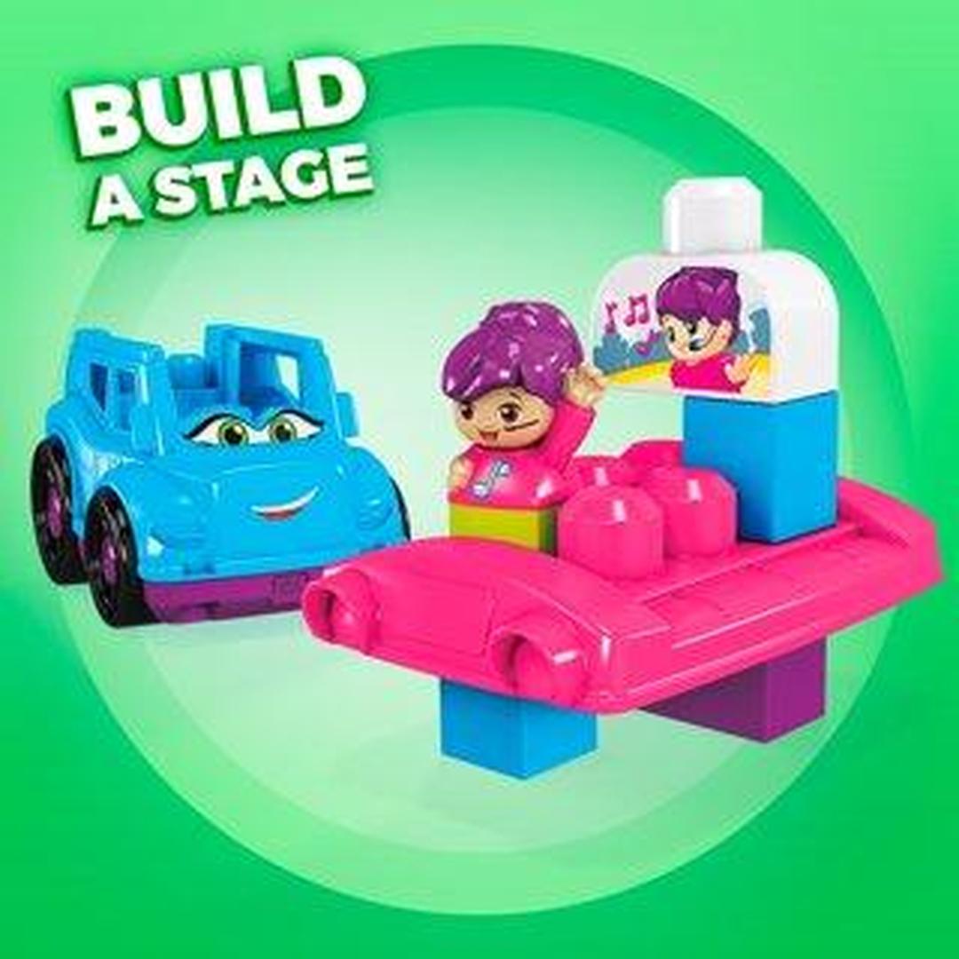 Mega GCX12 Bloks Tina Tour Bus, Multicolored