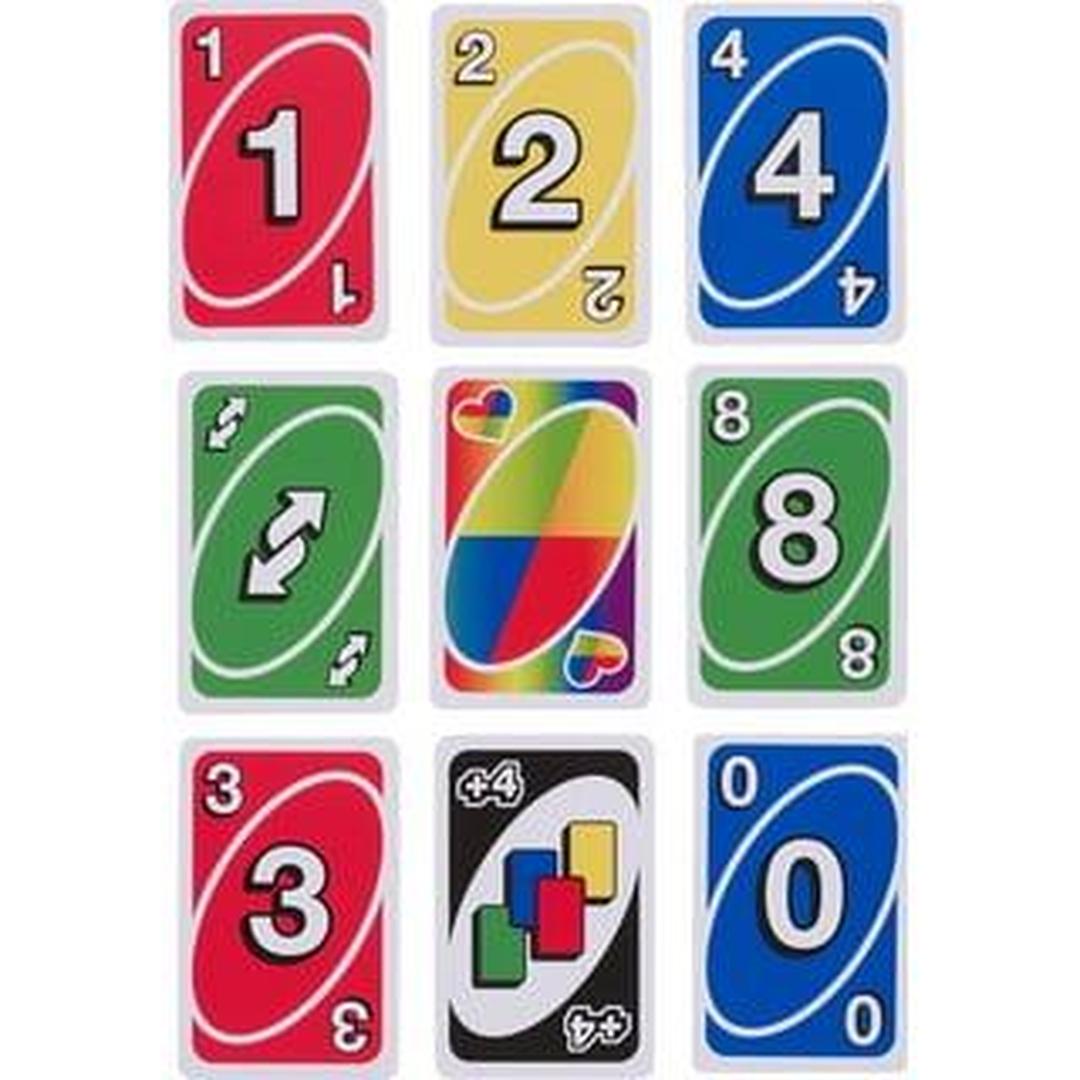 Mattel Games UNO Play with Pride Card Game with 112 Cards and Instructions, Great for Ages 7 Years Old & Up