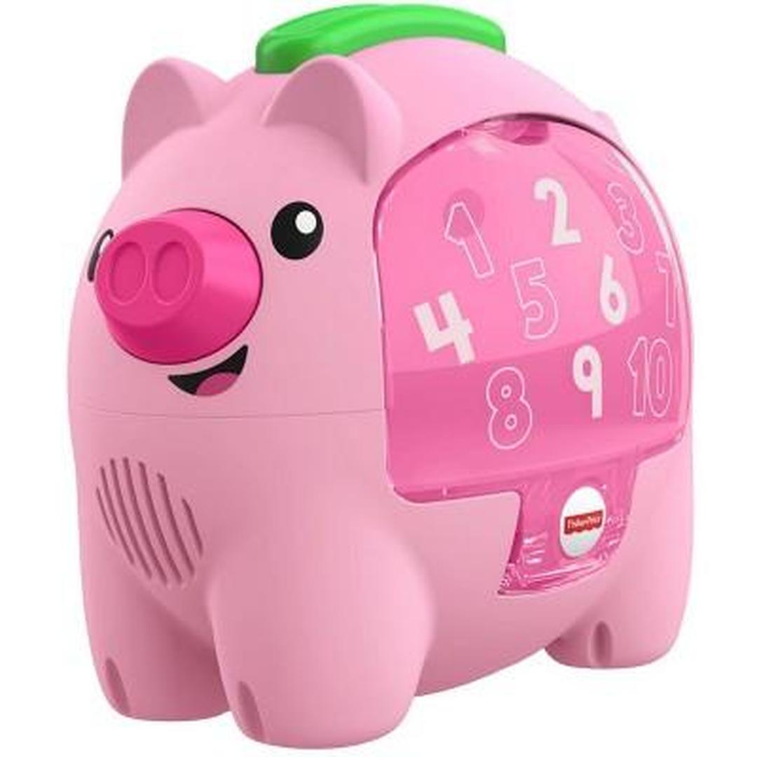 Fisher-Price Laugh & Learn Count & Rumble Piggy Bank Baby & Toddler Toy with Music & Motion