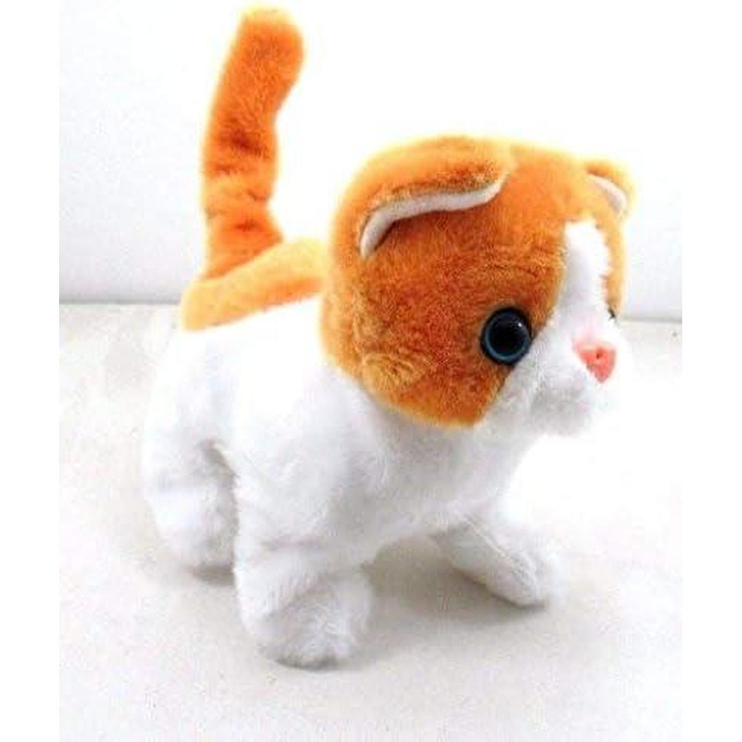Plush Kitten Toy with Realistic Sounds | Walking, Moving, Sounding, Tail Curling