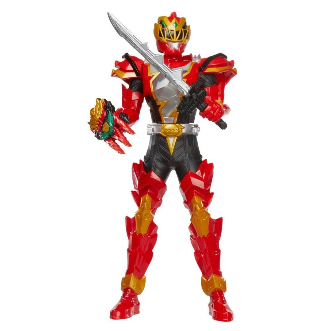 Power Rangers Dino Fury Spiral Strike Red Ranger Action Figure Toys for 4 Years and up