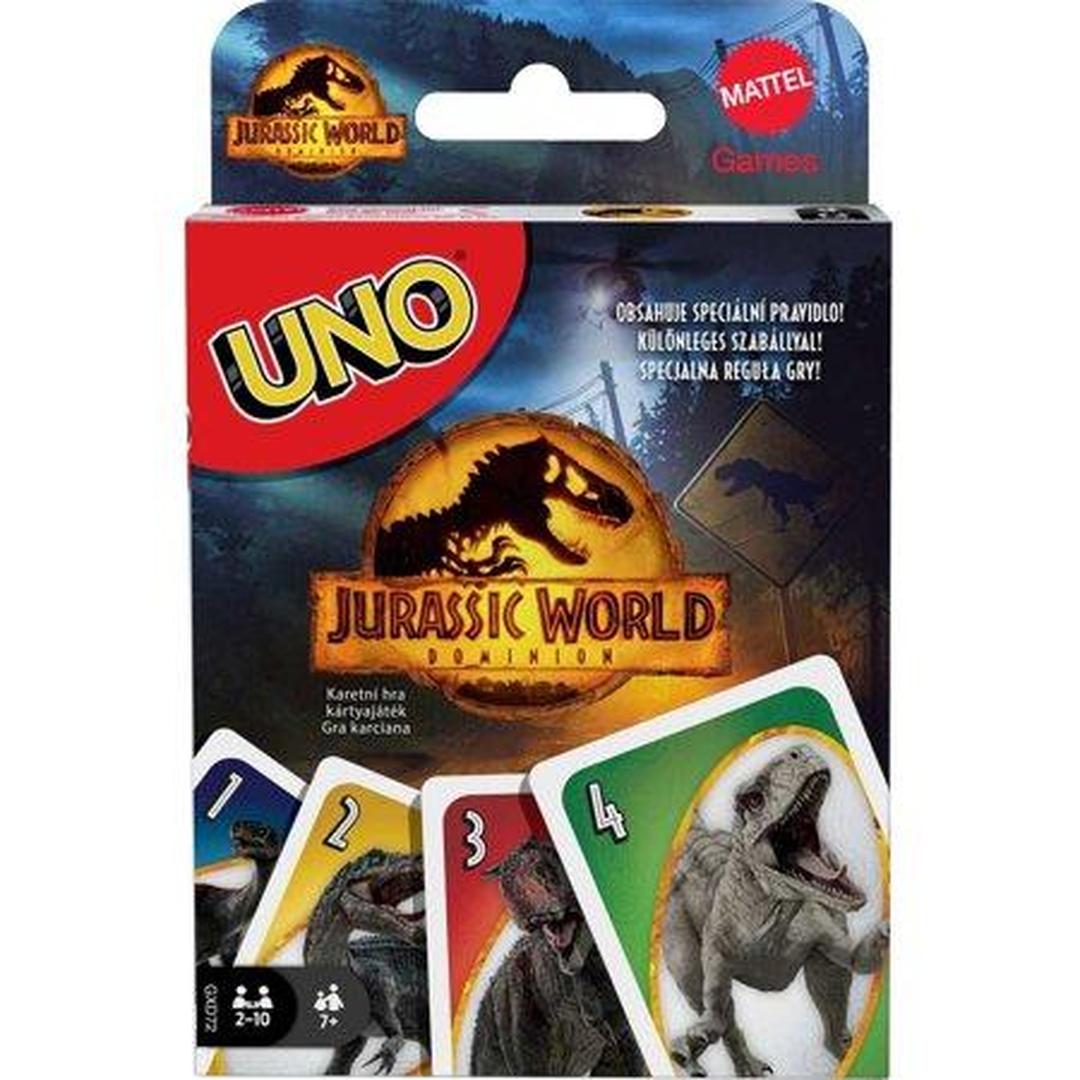 UNO Jurassic World: Dominion Card Game for Kids & Family 2-10 Players Ages 7 Years & Older
