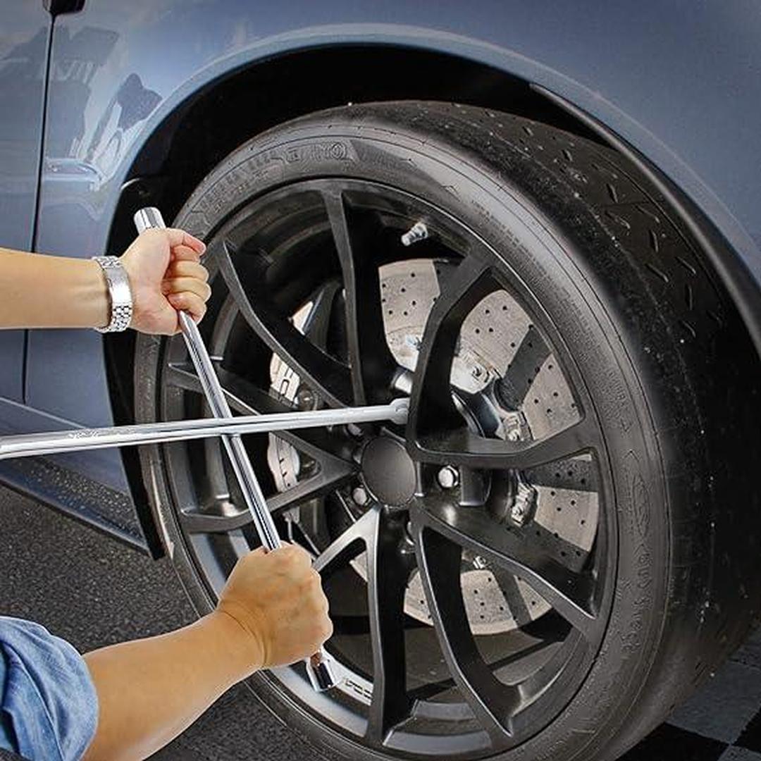 14″ Lug Wrench-Fits SAE and Metric Lug Nuts, Heavy Duty