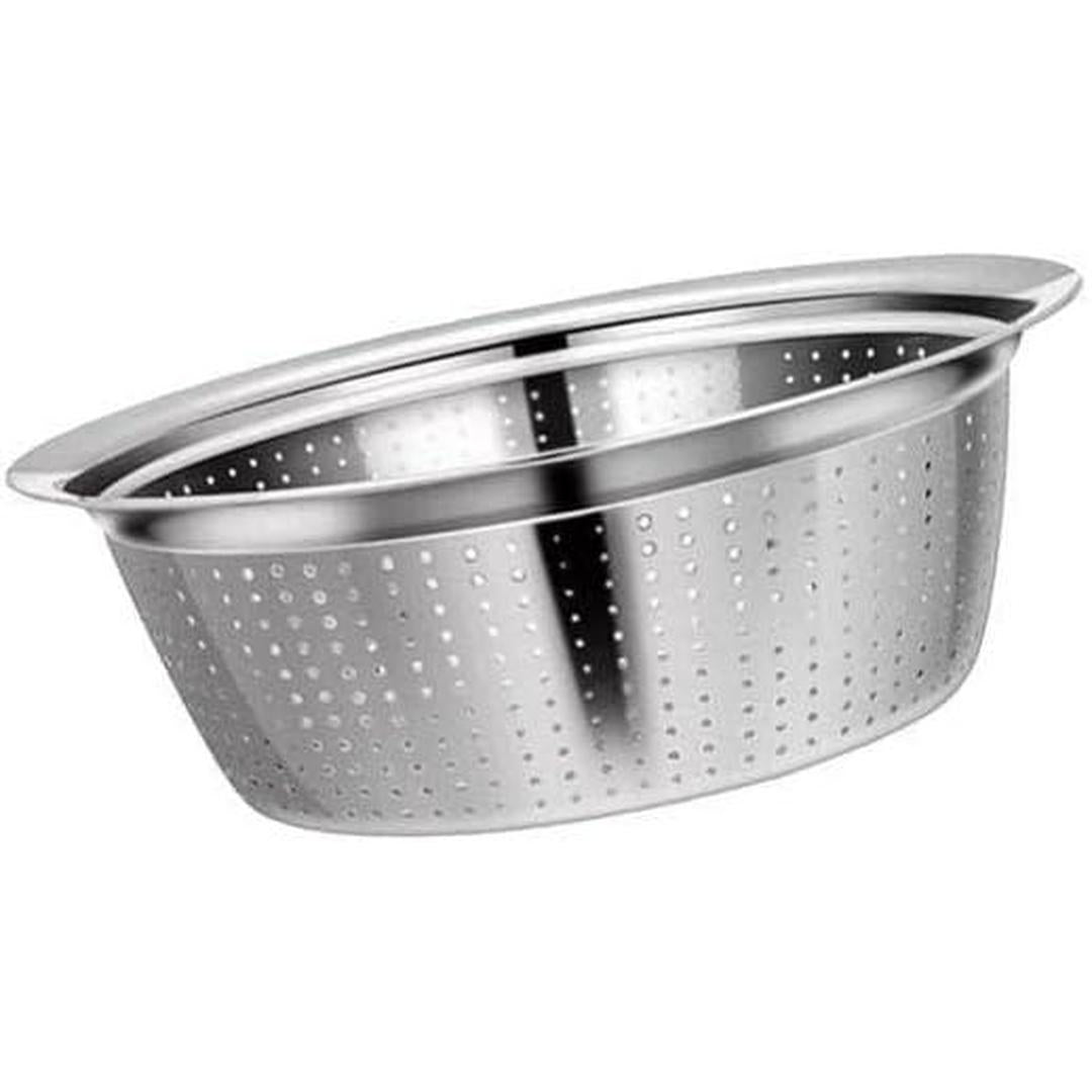 Dia 30cm/12" Heavy Duty Stainless Steel Micro-perforated Colander Strainer