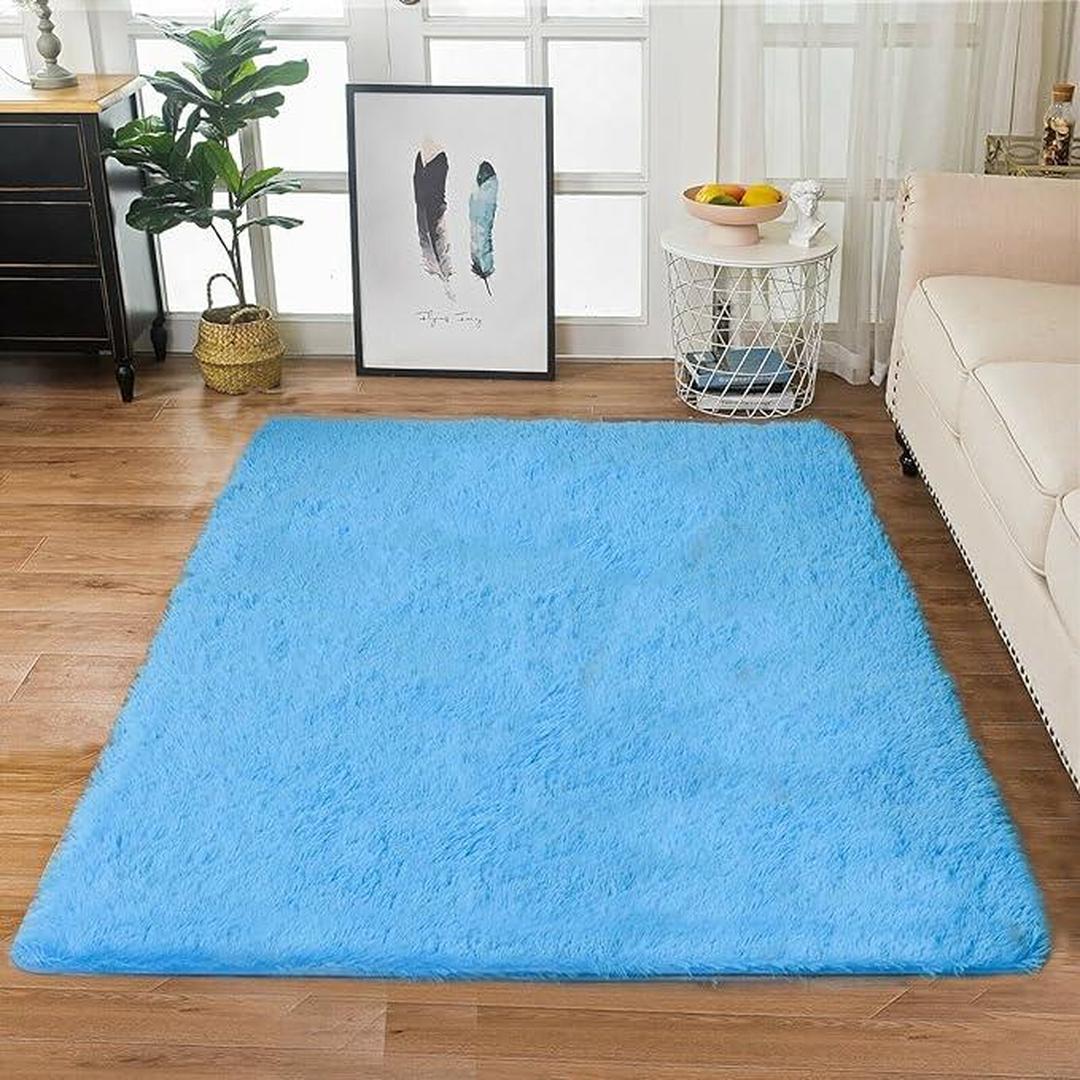 PV Fur Rug 30x50 - Turquoise