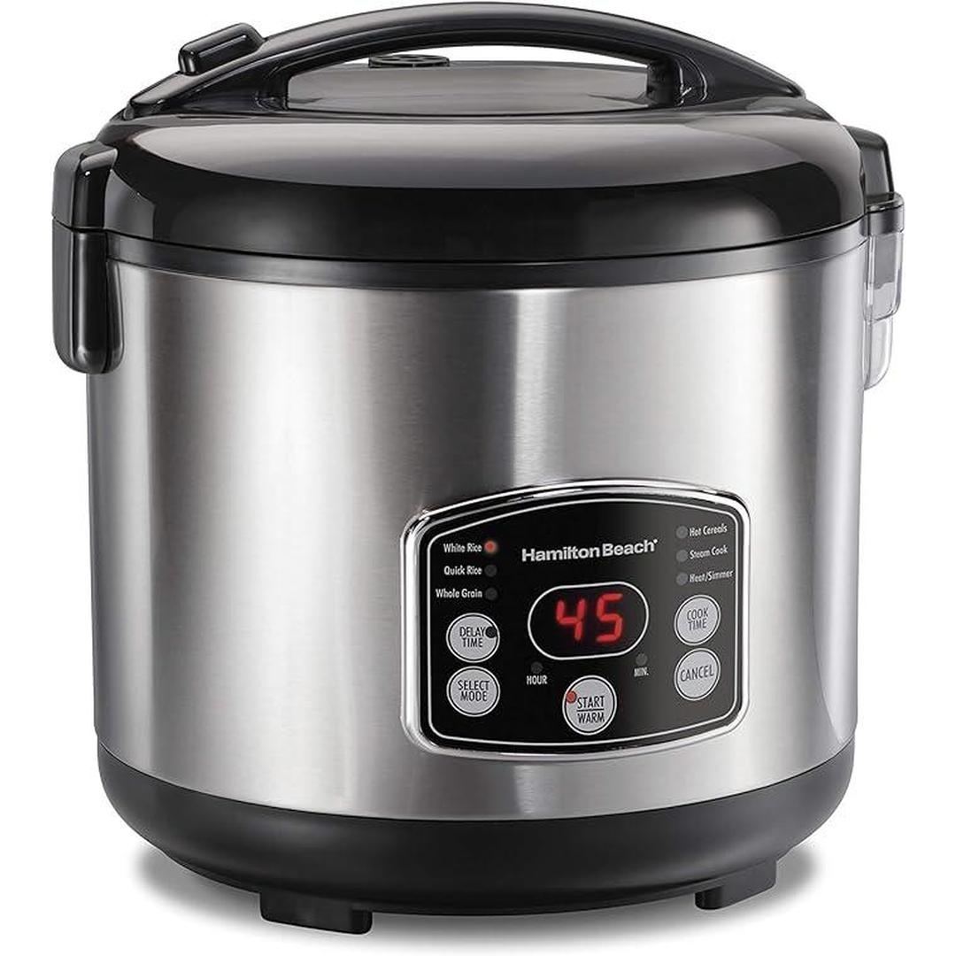 Hamilton Beach Digital Programmable Rice Cooker & Food Steamer
