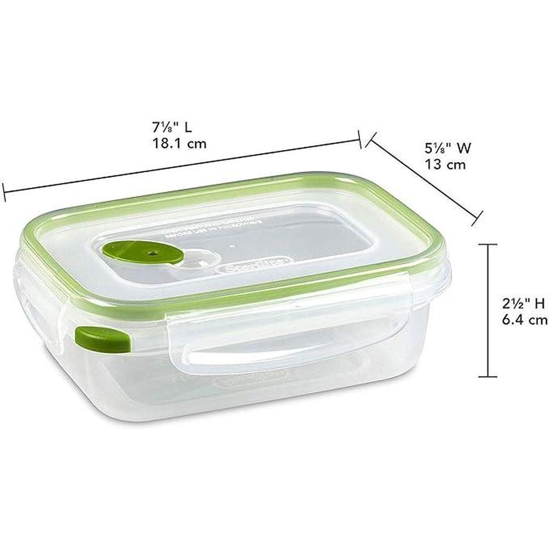STERILITE Ultra Seal 3.1 Cup Rectangle Food Storage Container