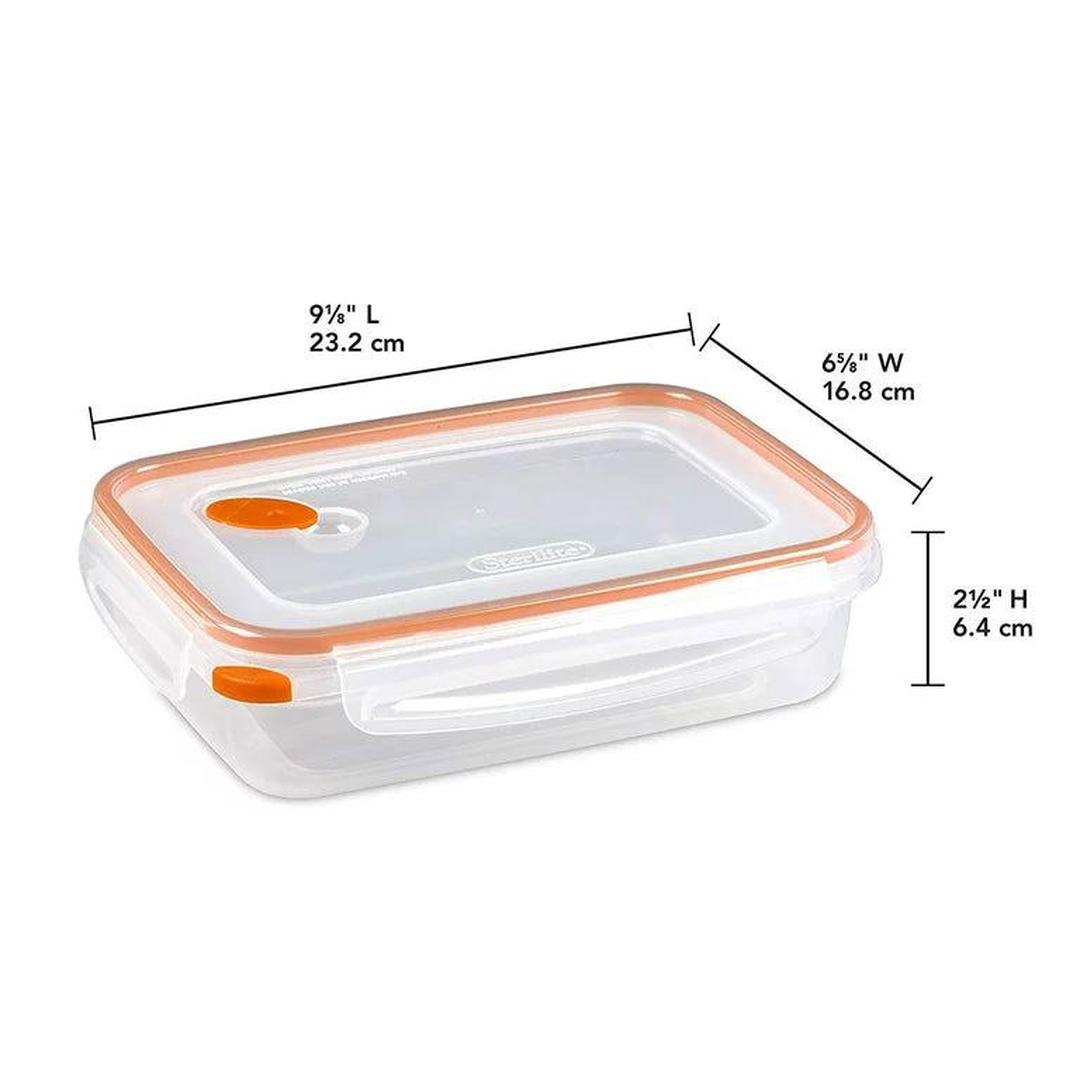 Sterilite 5.8 Cups Rectangle Ultra-Seal Container