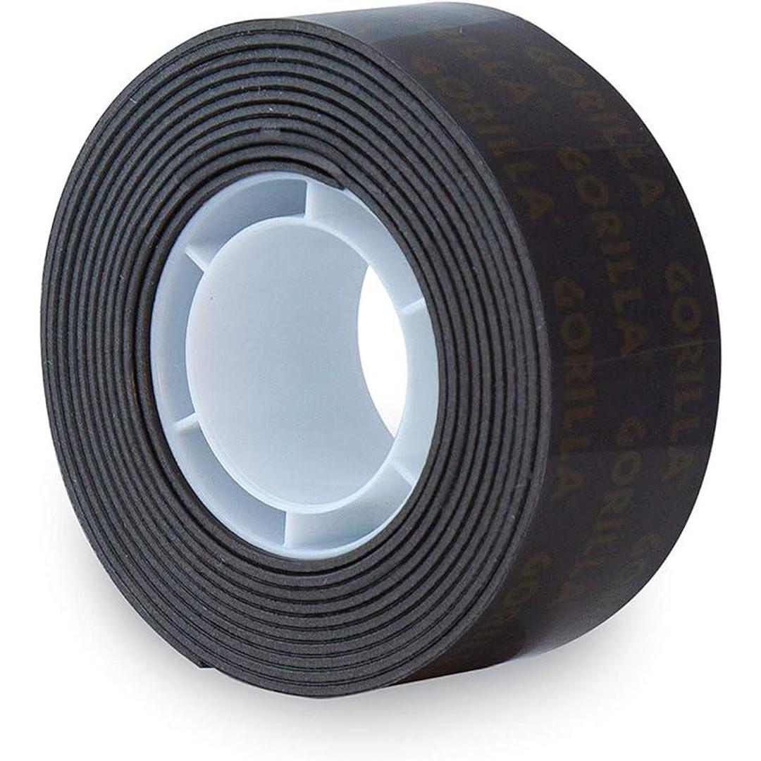 Gorilla Heavy Duty Double Sided Mounting Tape, 1" x 60", Black