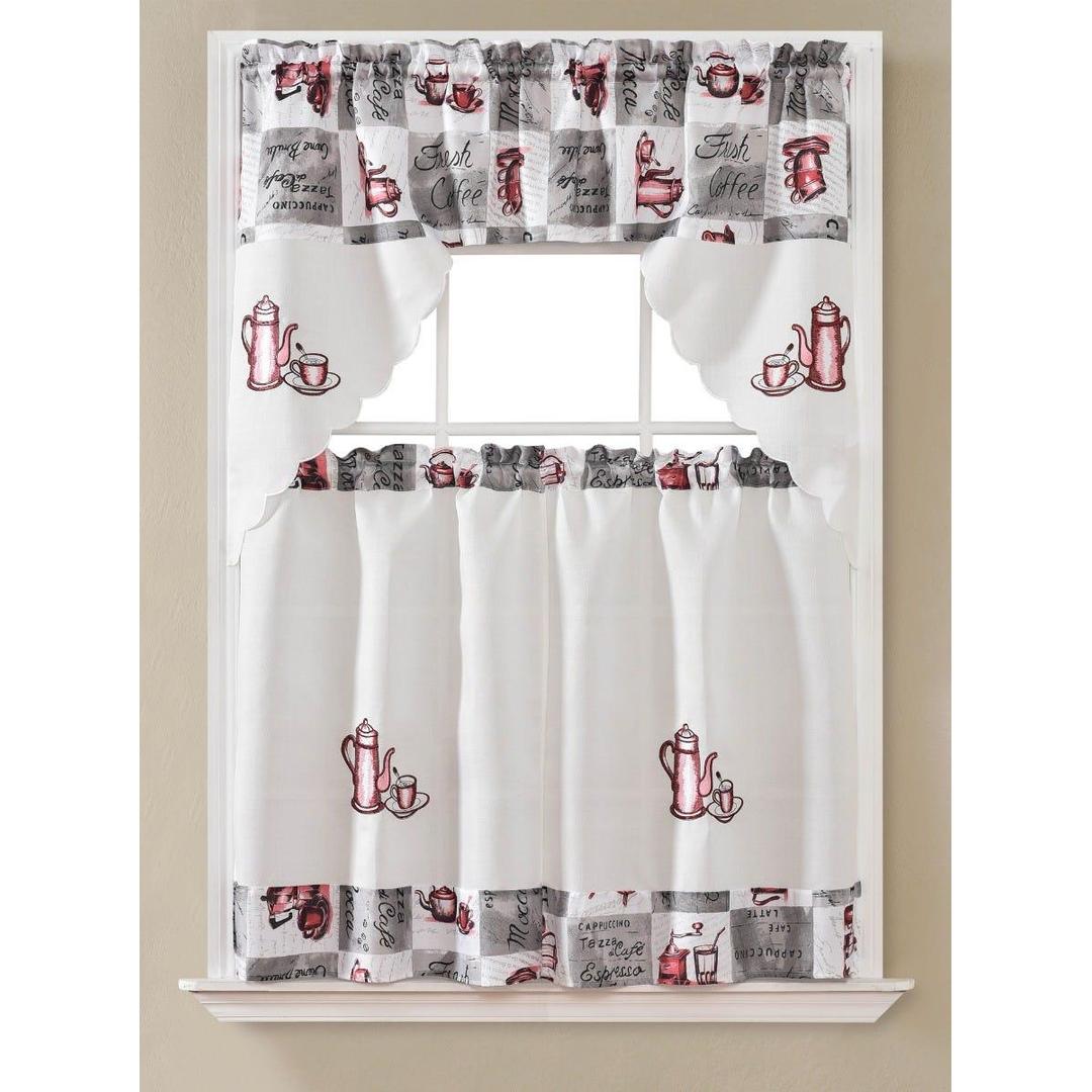 Urban Espresso Kitchen Curtain