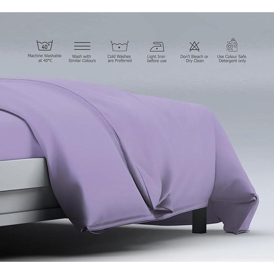 Greenport Crinkle 3pc Comforter Set Lilac Queen
