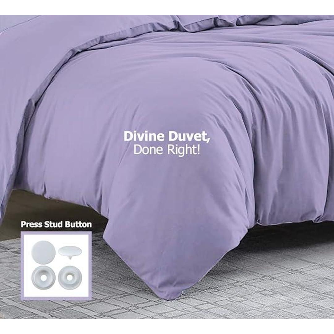 Greenport Crinkle 3pc Comforter Set Lilac King