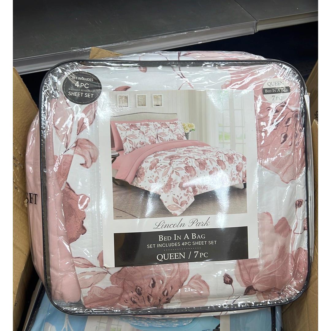 Lincoln Park 7 pc Bed In A Bag Asst Queen