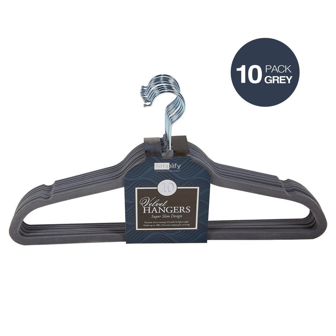 10 VELVET HANGERS non-slip hangers