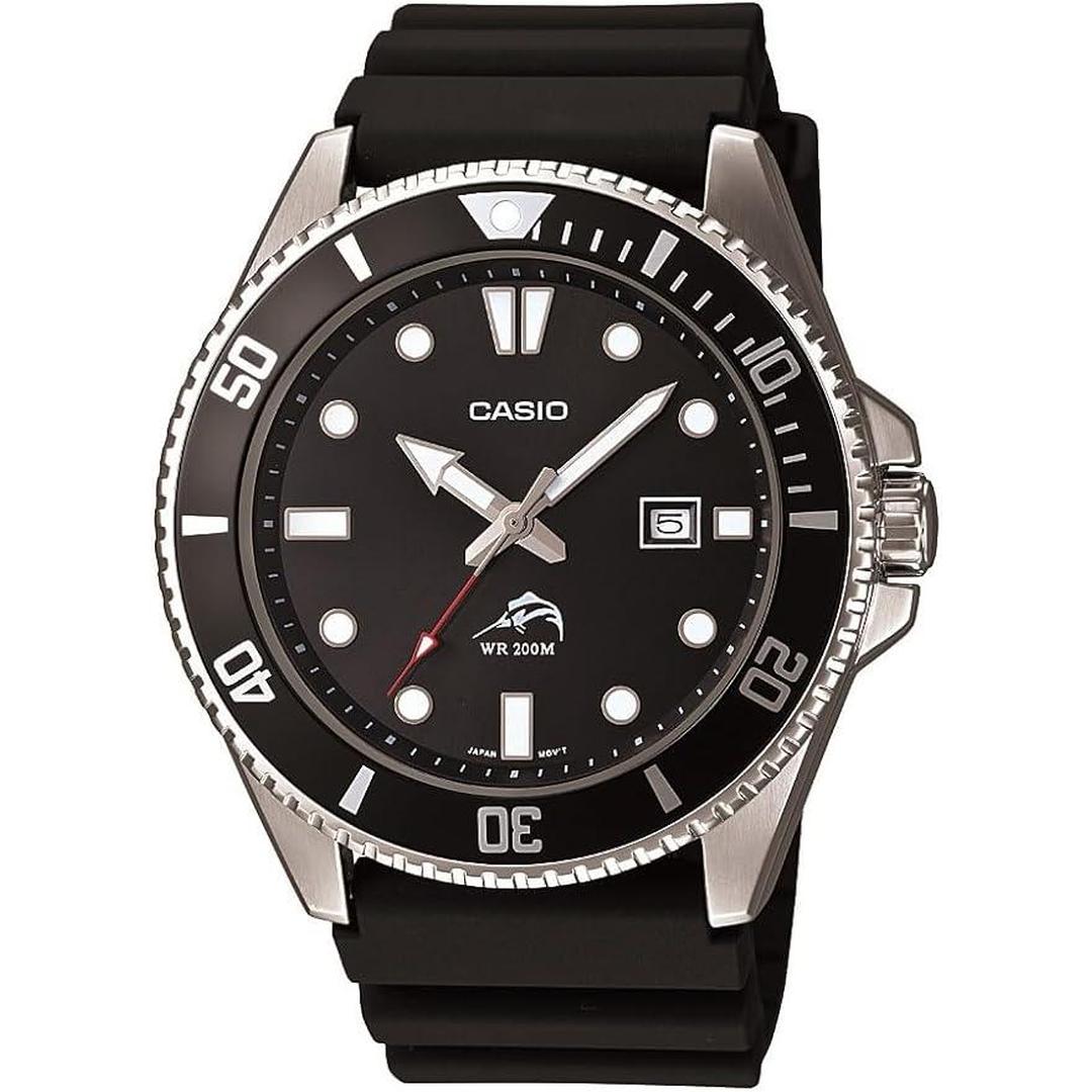 Casio Men's MDV106-1AV 200 M WR Black Dive Watch