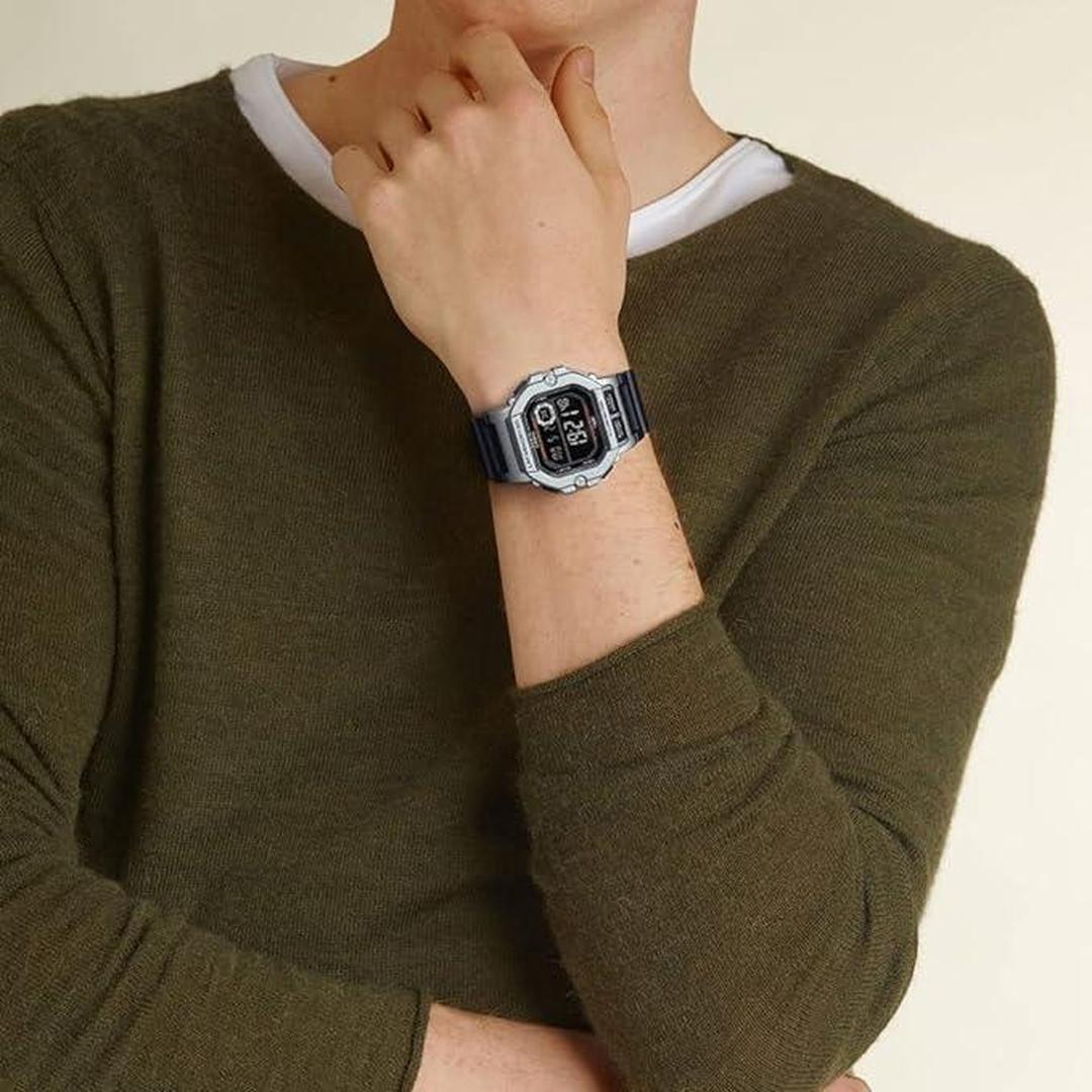 Casio Mens Black Strap Watch, One Size