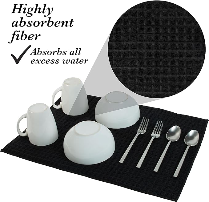 Kitchen Details Microfiber Drying Mat| Dimensions: 15" x 20"