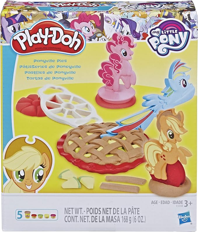 Play-Doh My Little Pony Ponyville Pies Set with 5 Play-Doh Colors
