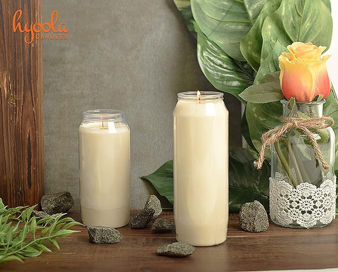 7 day All Purpose Tall Devotional Prayer Container Candle - White