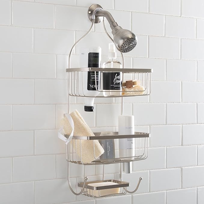 SHOWER CADDY-CHROME-PRINCE 11.42"X5.12"X23.82"