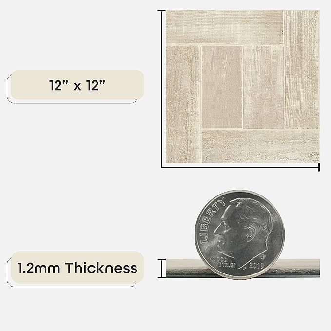 Nexus Saddlewood 12"x12" Self Adhesive Vinyl Floor Tile #230 - 20 Tile