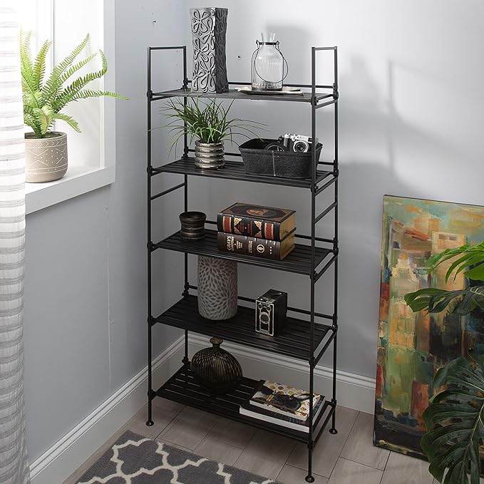 Organize It All Ebonize 5-Tier Shelf in Espresso