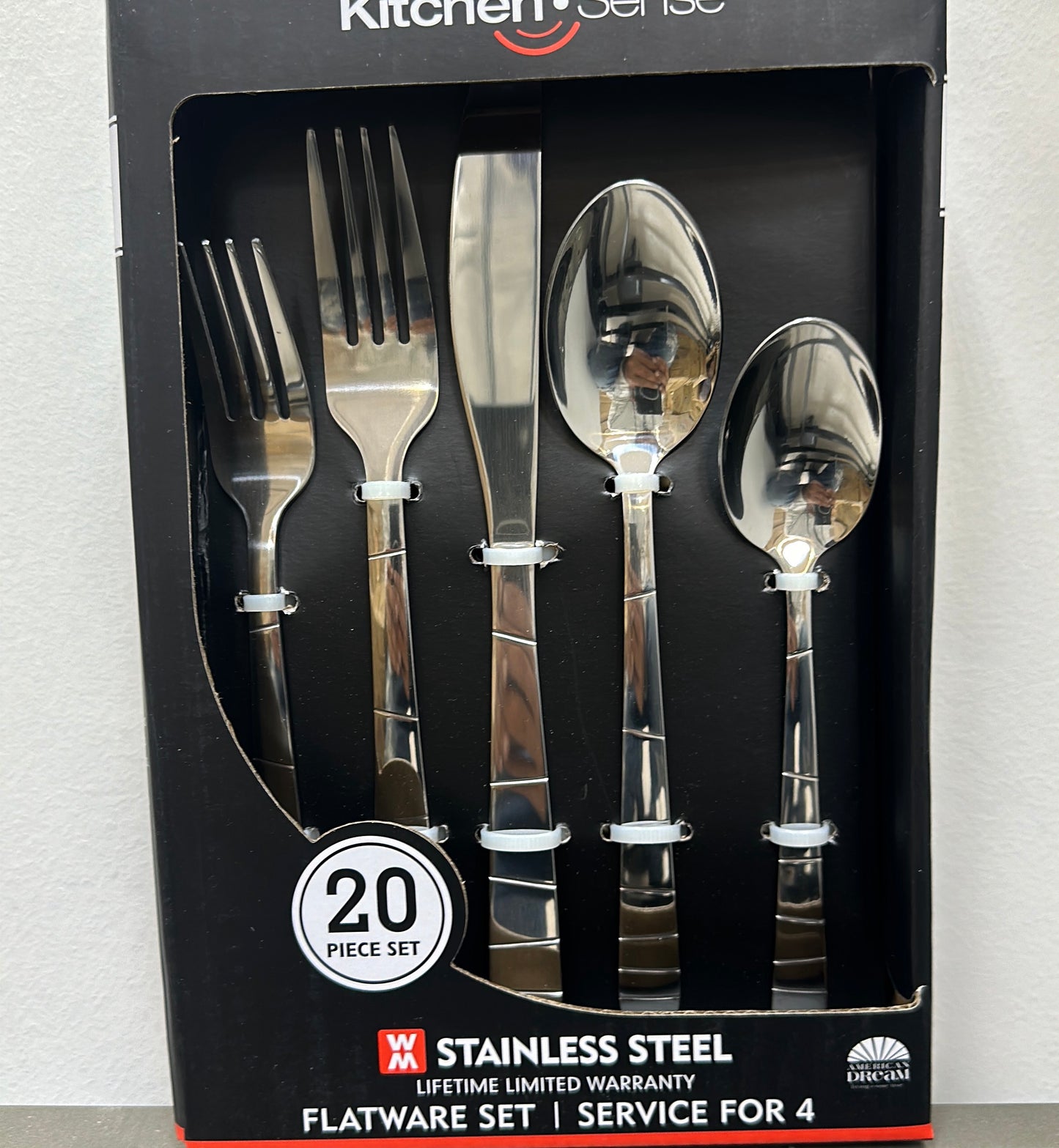 20 pc Stainless Steel Flatware Set
