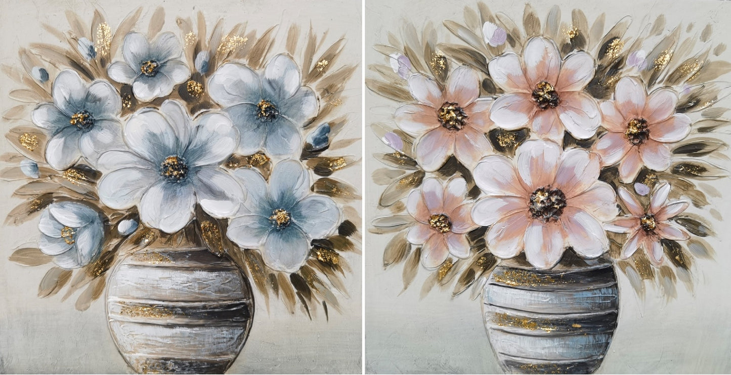 OIL CANVAS - PICKED FROM THE GARDEN - SIZE: 16" x 16"