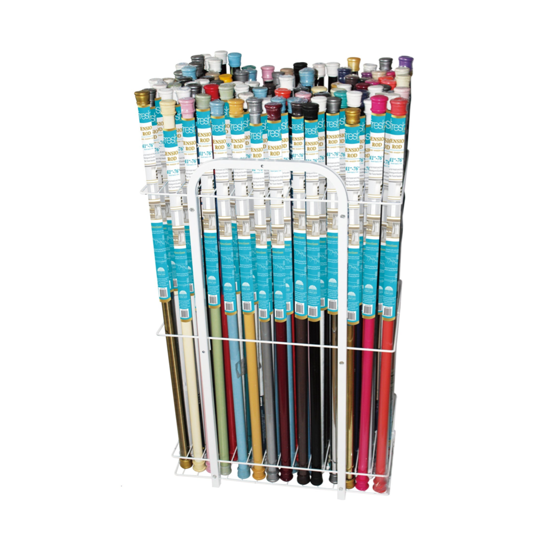 76" Metal Tension Rods Asstd