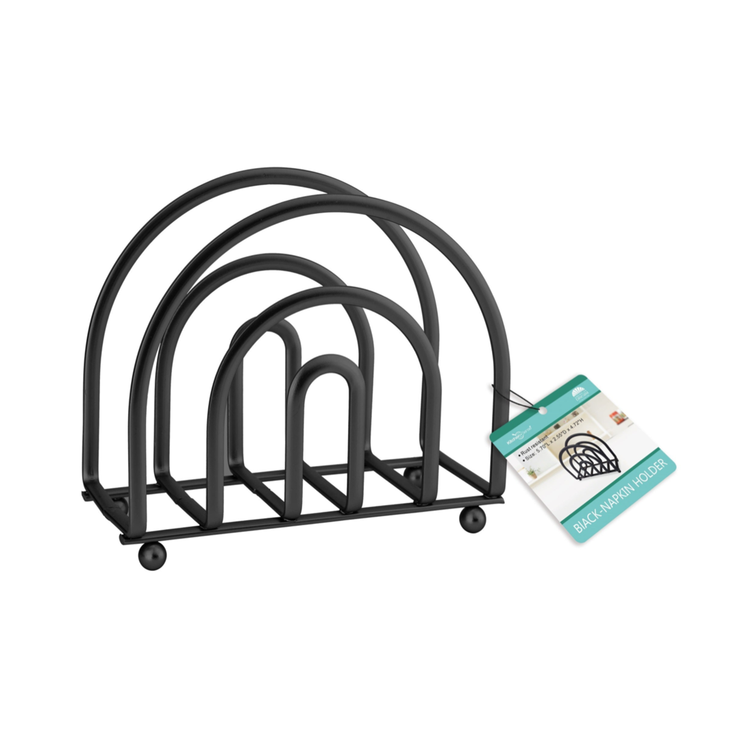 Matte Black Napkin Holder