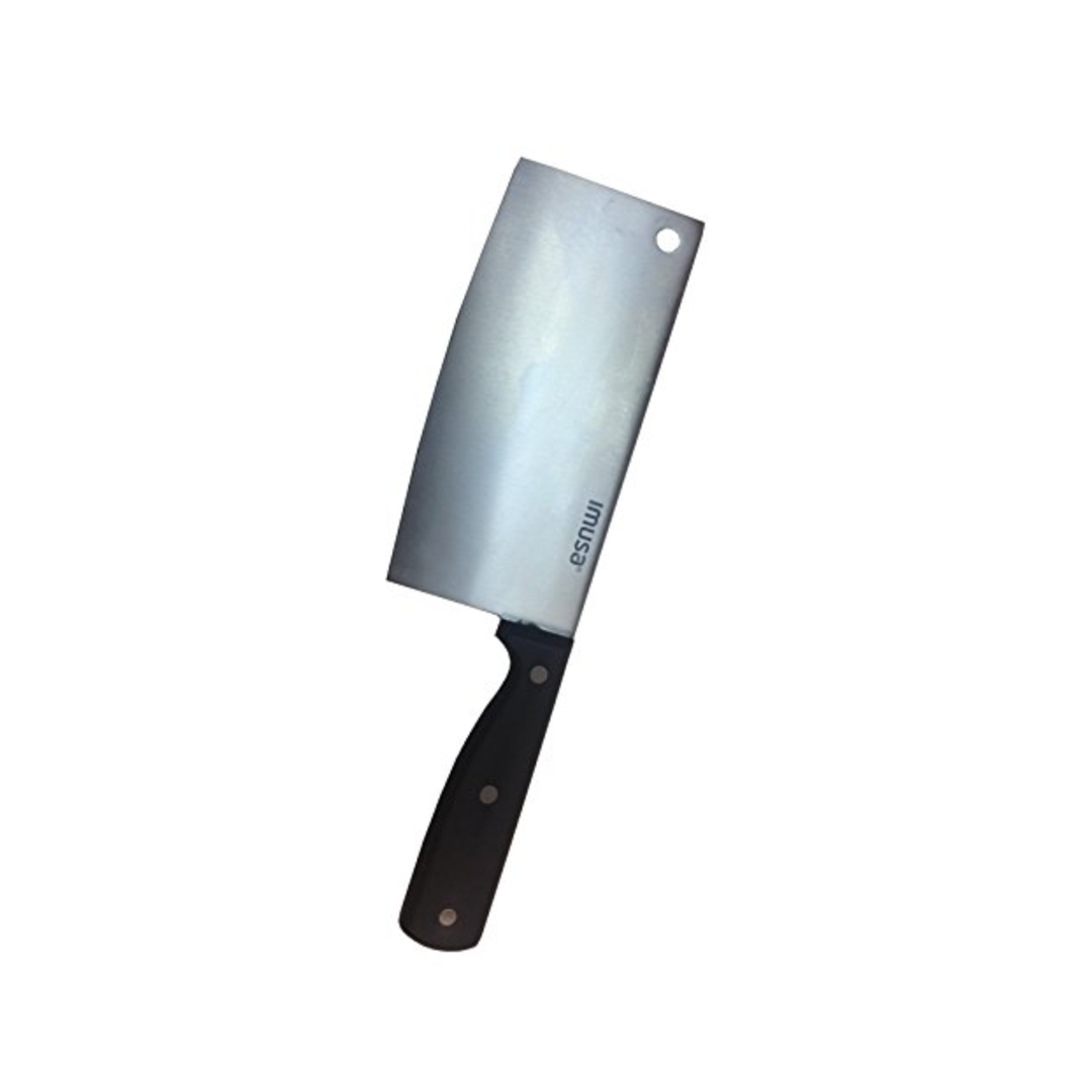 IMUSA IMU-09273 Cleaver, 7-Inch, Black