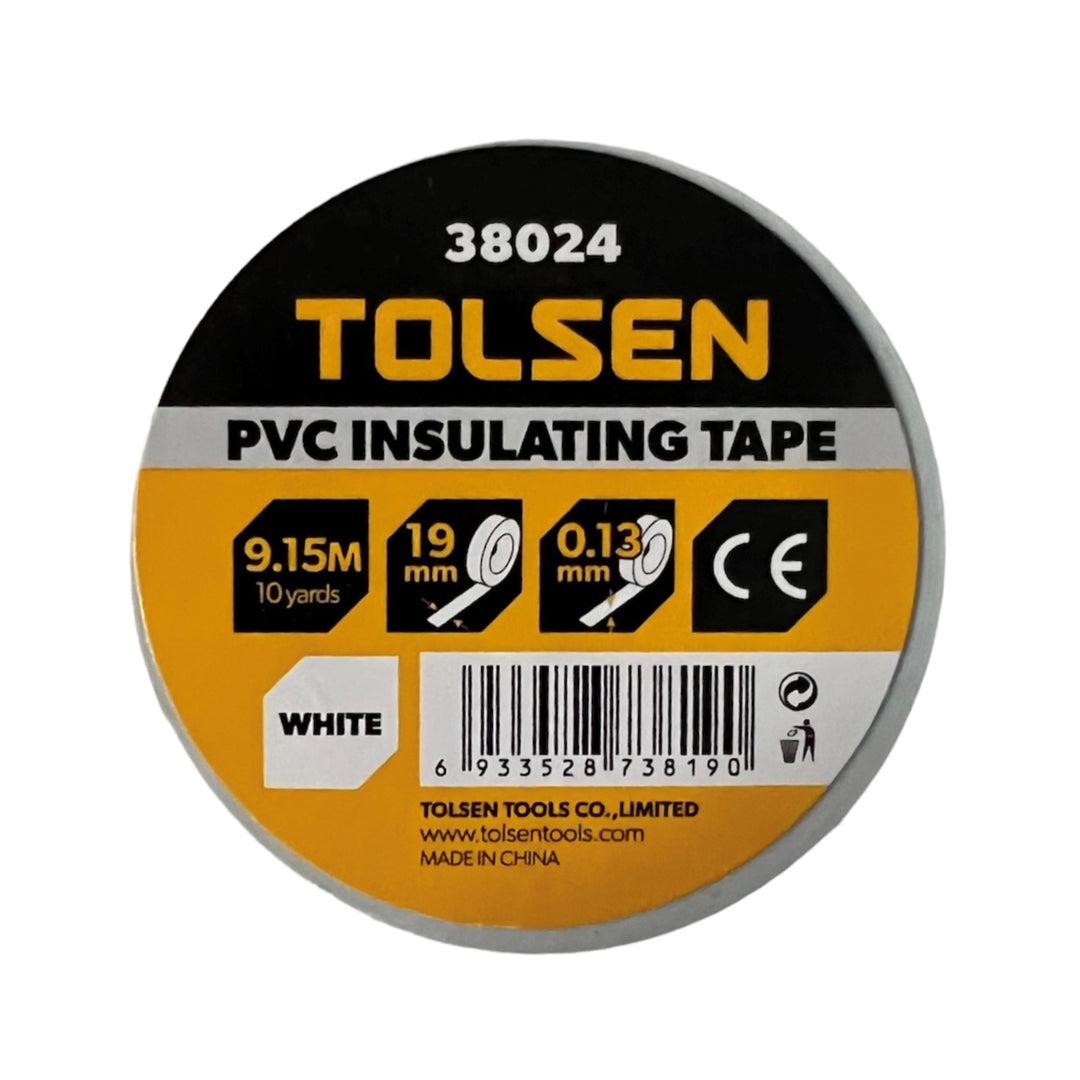 PVC Electrical Tape 3/4″ x 10yd White