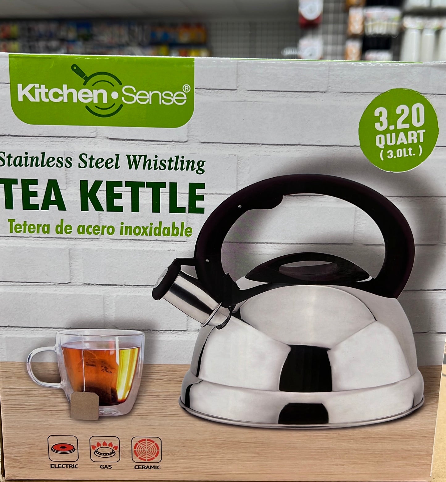 3 Liter S.S Whistling Tea Kettle with Nylon auto handle