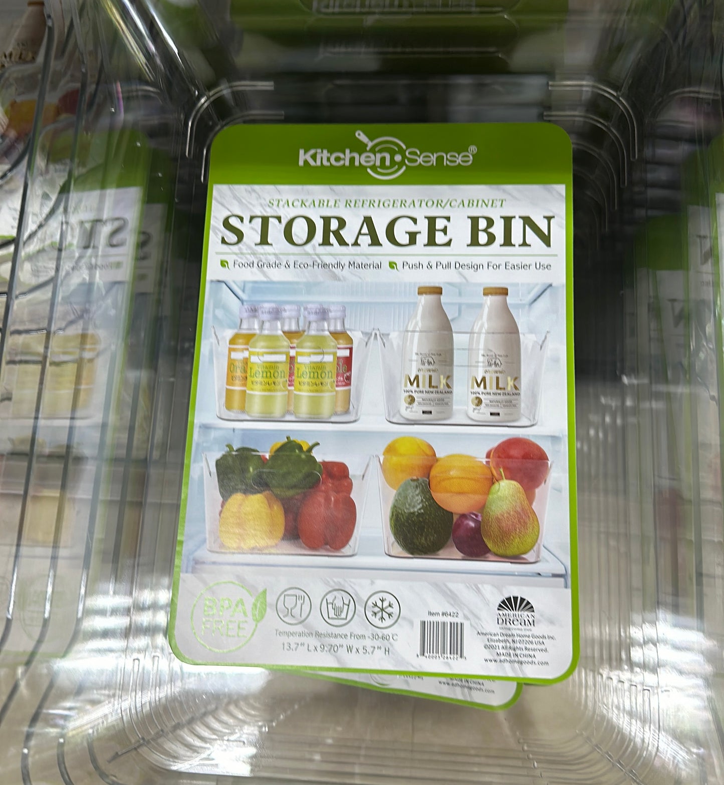 13.7" x 9.7" x 5.7" Organizing Storage Bin