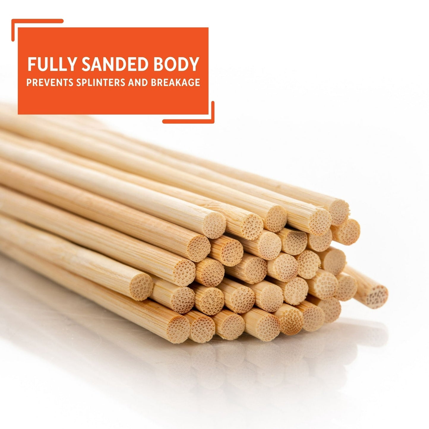 Imusa 50 Count Natural Bamboo Corn Skewers