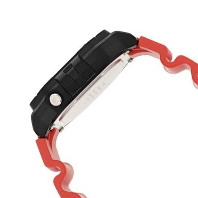 Casio Illuminator Daily Alarm Chronograph Digital Stopwatch - Red/Black