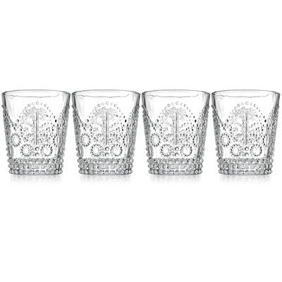 Fiddle & Fern 12oz. Double Old Fashion - Set of 4