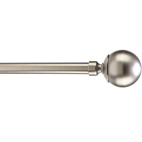 Kennedy Solid Knob 86-120" Adjustable Curtain Rod