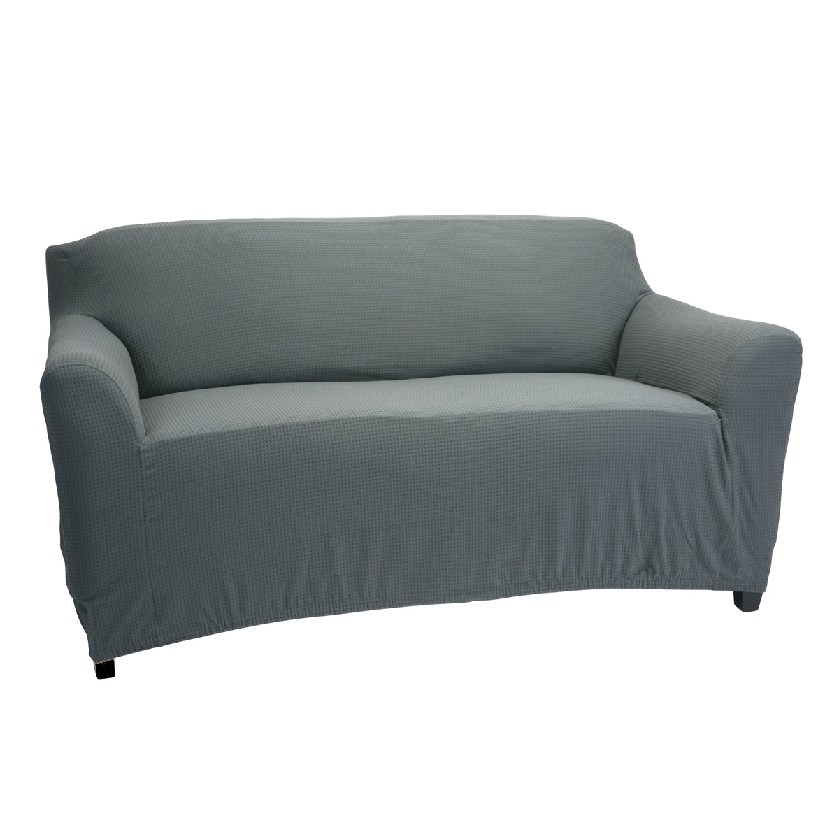 Home Details Waffle Design Sofa Furniture Slipcover in Grey